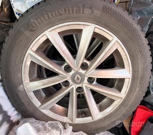 Cerchi Renault + Gomme CONTINENTAL Nuove INVERNALI