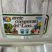 completo lenzuola in puro lino