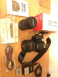 Canon reflex EOS 500D obiettivo tamron access