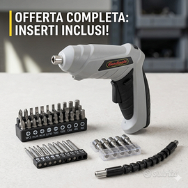 Avvitatore con inserti inclusi