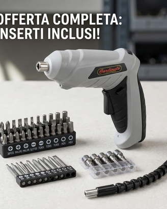 Avvitatore con inserti inclusi