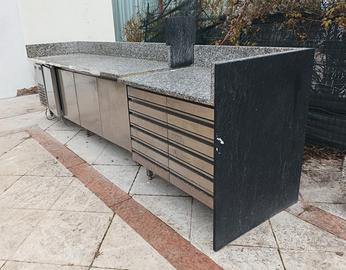 Bancone refrigerante per pizzeria