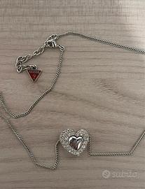 Collana con ciondolo a cuore Guess