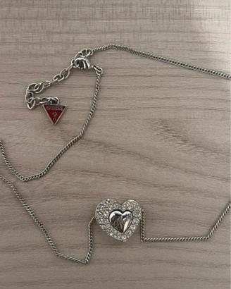 Collana con ciondolo a cuore Guess