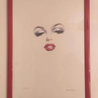 Quadro serigrafia Silvano Nano Campeggi , Marilyn