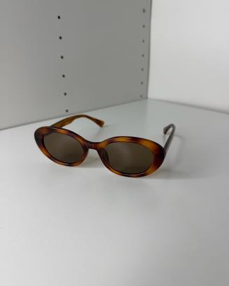 Occhiali da Sole Tartarugati Ovali  Retrò Unisex
