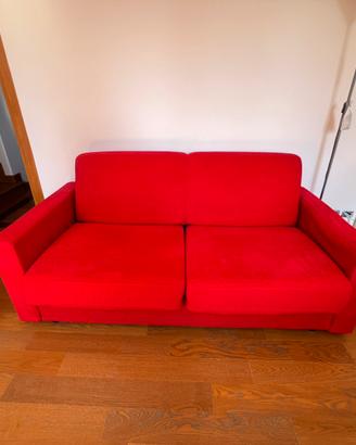 Divano Letto Rosso