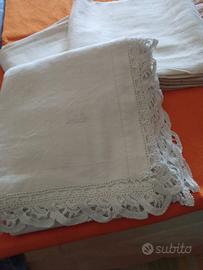 Lenzuola in tela di canapa/lino