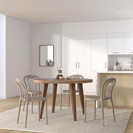 SEDIE MOD. CAFFE' TORTORA OPACO