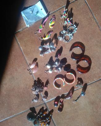 Lotto orecchini donna