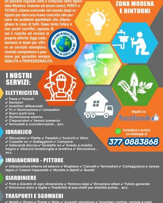IMBIANCHINO-ELETTRICISTA-IDRAULICO-GIARDINIERE ecc
