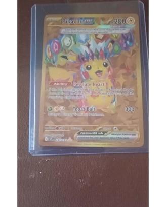 Pikachu ex oro