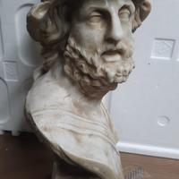 Scultura Menelao in Polvere di Marmo