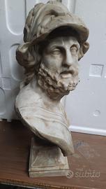 Scultura Menelao in Polvere di Marmo