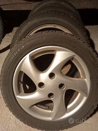 Cerchi orginali per Pegueot 206 con gomme invernal