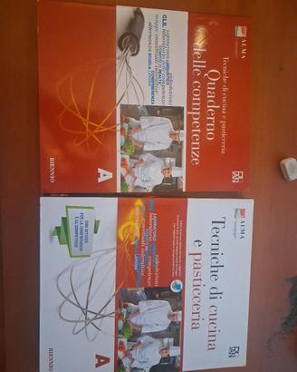 Libri di cucina e pasticceria+quaderno competenze