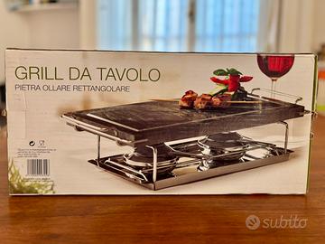 Grill Da Tavolo In Pietra Ollare - Nuovo