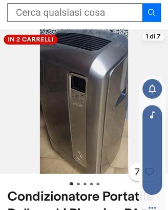 condizionatore portatile  potenza 