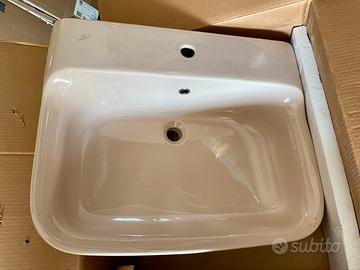 Lavabo semi incasso Ideal Standard con colonna