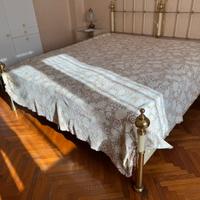 Letto matrimoniale in ottone