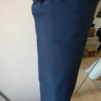 Cotone Blu elasticizzato - 2mt x 1,30 mt
