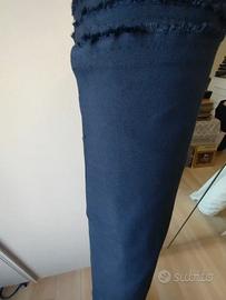 Cotone Blu elasticizzato - 2mt x 1,30 mt
