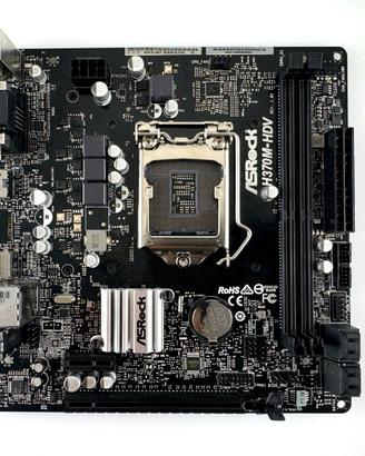 Scheda Madre ASRock H370M-HDV LGA1151 DDR4 mATX