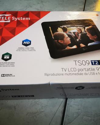 TV PORTATILE TELESYSTEM CON DVB-T2