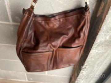 BORSA VERA PELLE STUDIO POLLINI