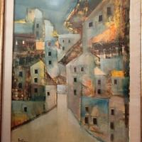 Lido Bettarini "Vicolo di Firenze" paesaggio