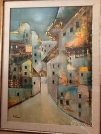 Lido Bettarini "Vicolo di Firenze" paesaggio