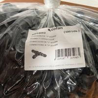 Raccordo a T Irrigazione 16Mm-100 Pezzi