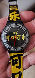 Orologio  vintage y90 ideogrammi cinesi collezione