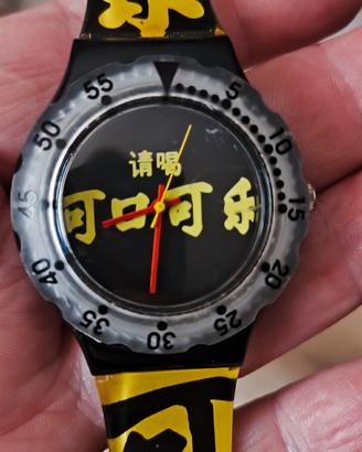 Orologio  vintage y90 ideogrammi cinesi collezione