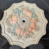 Rosone Decorativo Vintage in Gesso