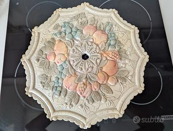 Rosone Decorativo Vintage in Gesso