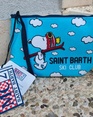 pochette MC2 saint barth Snoopy peluche 