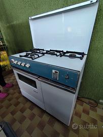 Cucina a gas Rex vintage con vano bombola - Compat