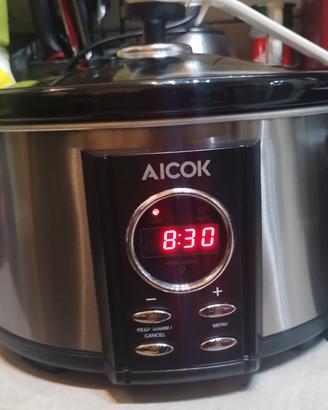 Pentola slow cooker (lenta cottura) aicok 3.5L
