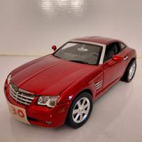 Modellino chrysler crossfire die cast 1/18 apribil