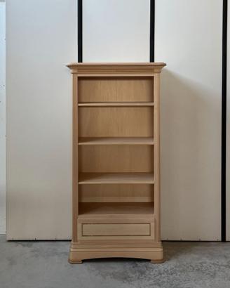 Mobile libreria studio soggiorno il legno grezzo