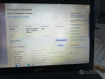 Notebook Acer Aspire 5742G 