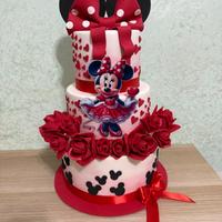 Torta scenografica minnie