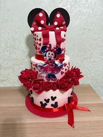 Torta scenografica minnie