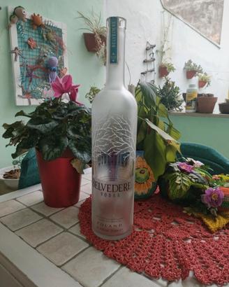 bottiglia magnum Vodka Belvedere lampada