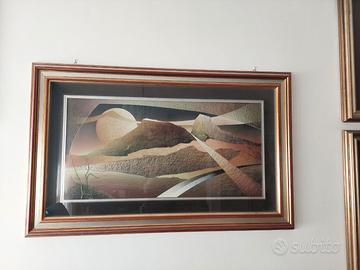 Quadro astratto materico