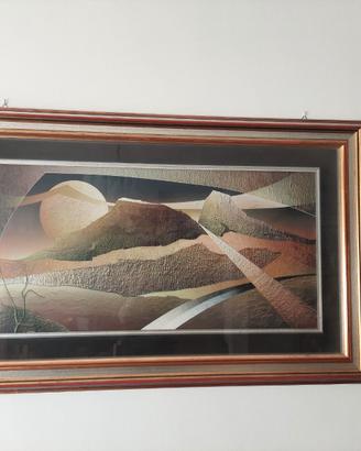 Quadro astratto materico