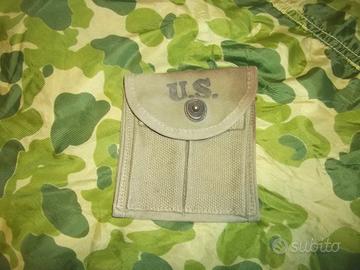 Us Army WW2 1943 Carabine Ammo Pouch Vintage