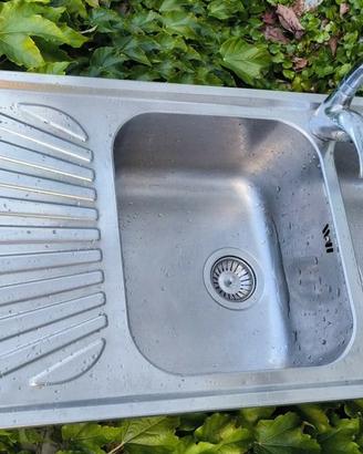 Lavello cucina smeg in acciaio inox doppia vasca