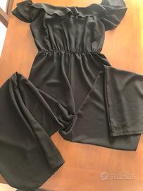 Tuta estiva collo a barchetta taglia S